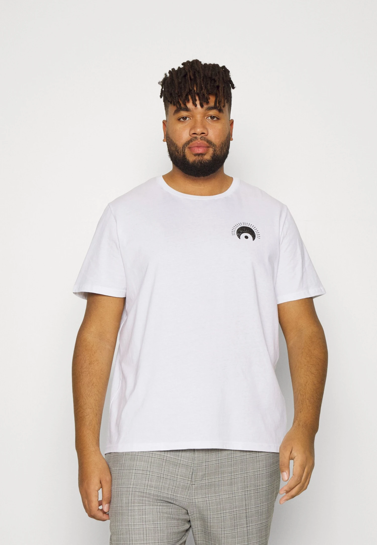 YOURTURN Eye Moon Tee Unisex - Print T-Shirt - White 5 YOURTURN Eye Moon Tee Unisex - Print T-Shirt - White - Image 3
