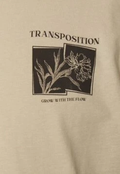 YOURTURN Unisex - Print T-Shirt - Beige -Yourturn 0b5d93ef5d3e4de7b403c92e458332a3