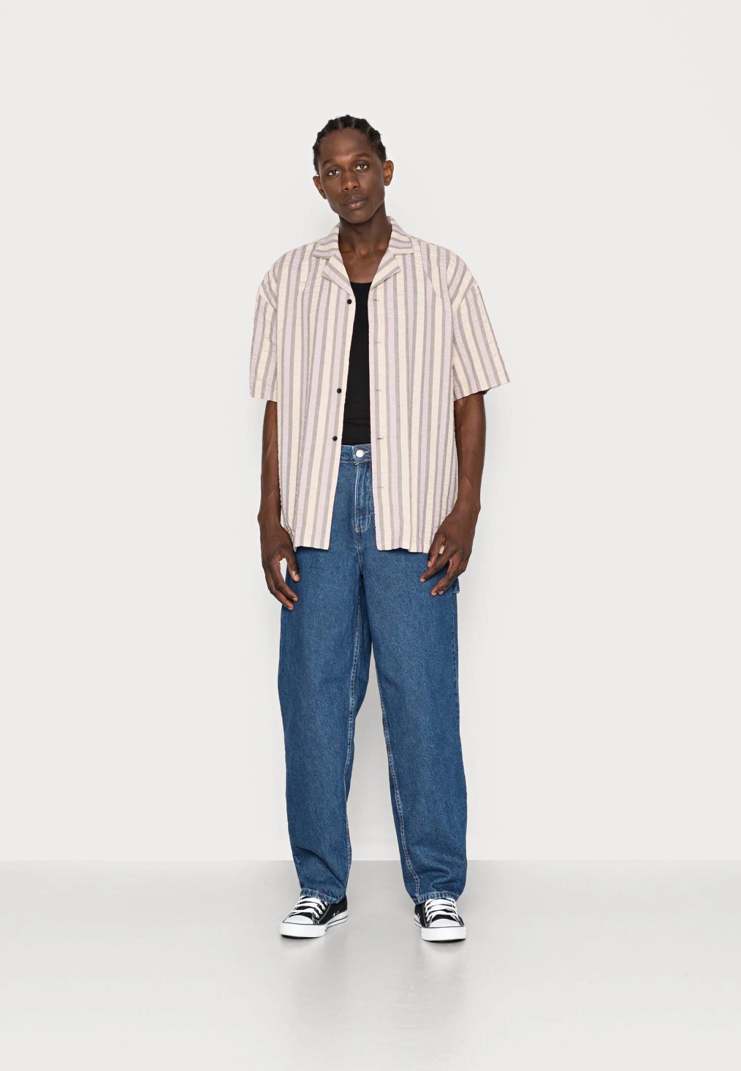 YOURTURN Unisex - Relaxed Fit Jeans - Rinsed Denim 4 YOURTURN Unisex - Relaxed Fit Jeans - Rinsed Denim - Image 2