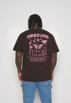 YOURTURN Print T-Shirt - Dark Brown 10 YOURTURN Print T-Shirt - Dark Brown -Yourturn 13116ad3a1c34e15a12a2ff09004abbc