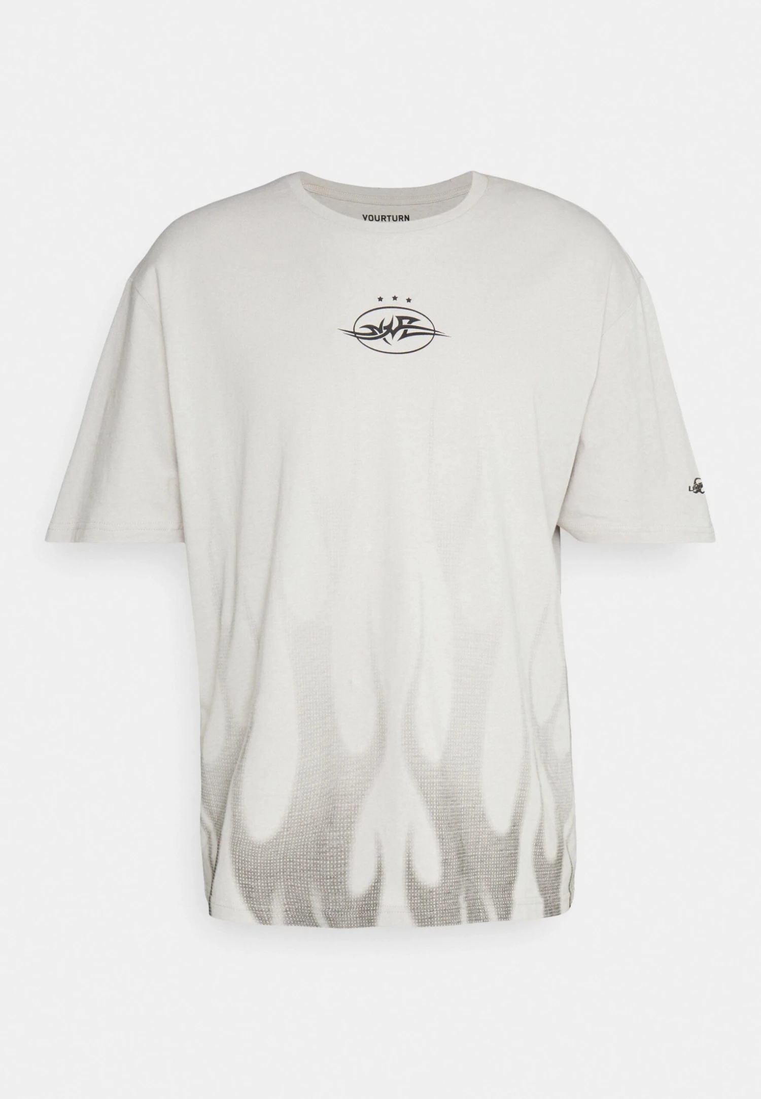 YOURTURN Unisex - Print T-Shirt - Light Grey 7 YOURTURN Unisex - Print T-Shirt - Light Grey - Image 5