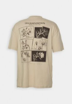 YOURTURN Unisex - Print T-Shirt - Beige -Yourturn 242c84fbf2a24f3caf18230647b2ea7c