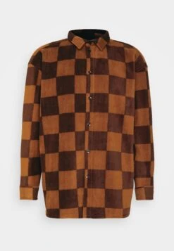 YOURTURN Unisex - Button-Down Blouse - Brown 12 YOURTURN Unisex - Button-Down Blouse - Brown -Yourturn 2ad0a3c663ac467a9105965b79f61a16