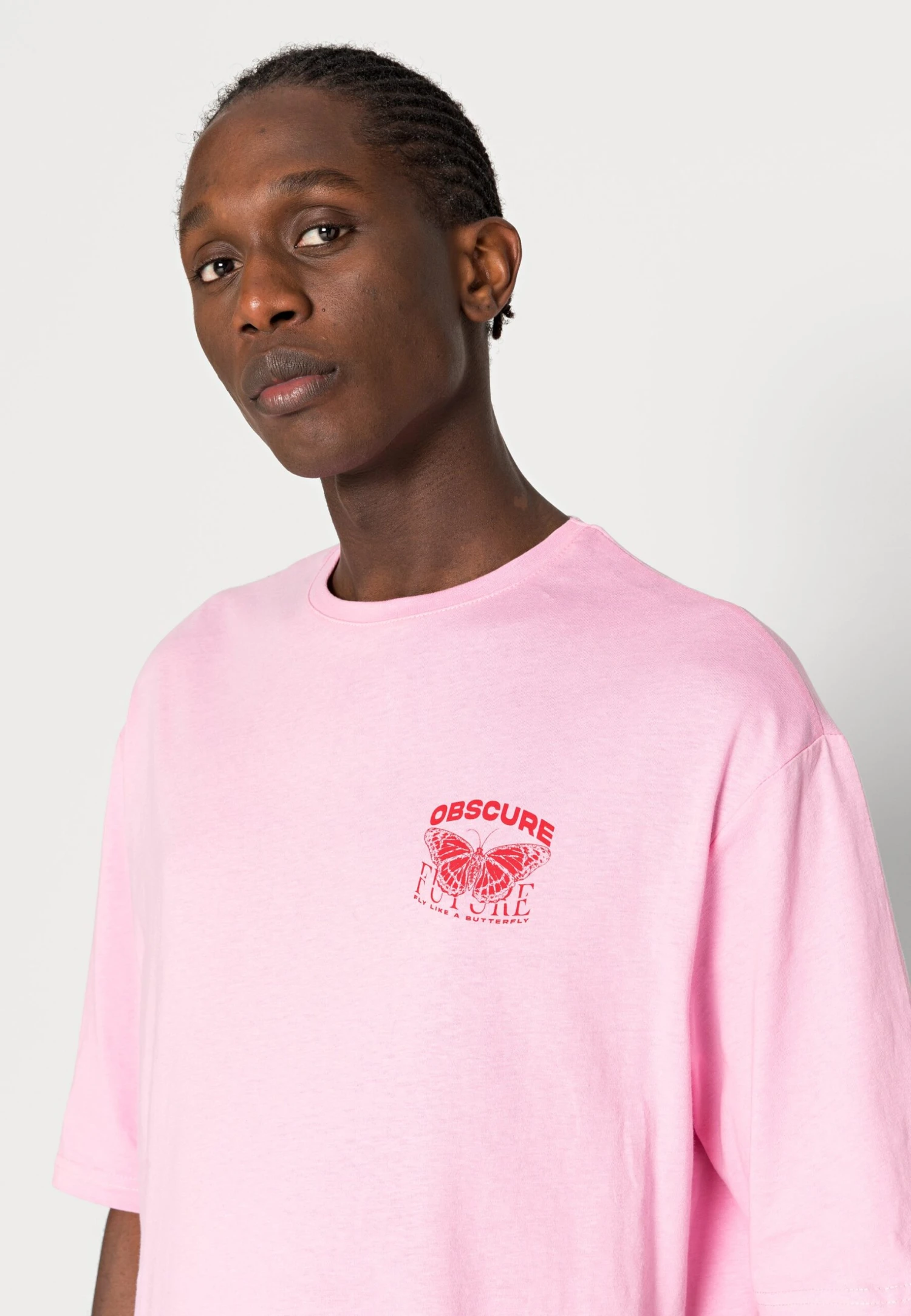 YOURTURN Nostalgia Future Tee Unisex - Print T-Shirt - Pink 7 YOURTURN Nostalgia Future Tee Unisex - Print T-Shirt - Pink - Image 5