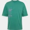 YOURTURN Print Wash Unisex - Print T-Shirt - Green