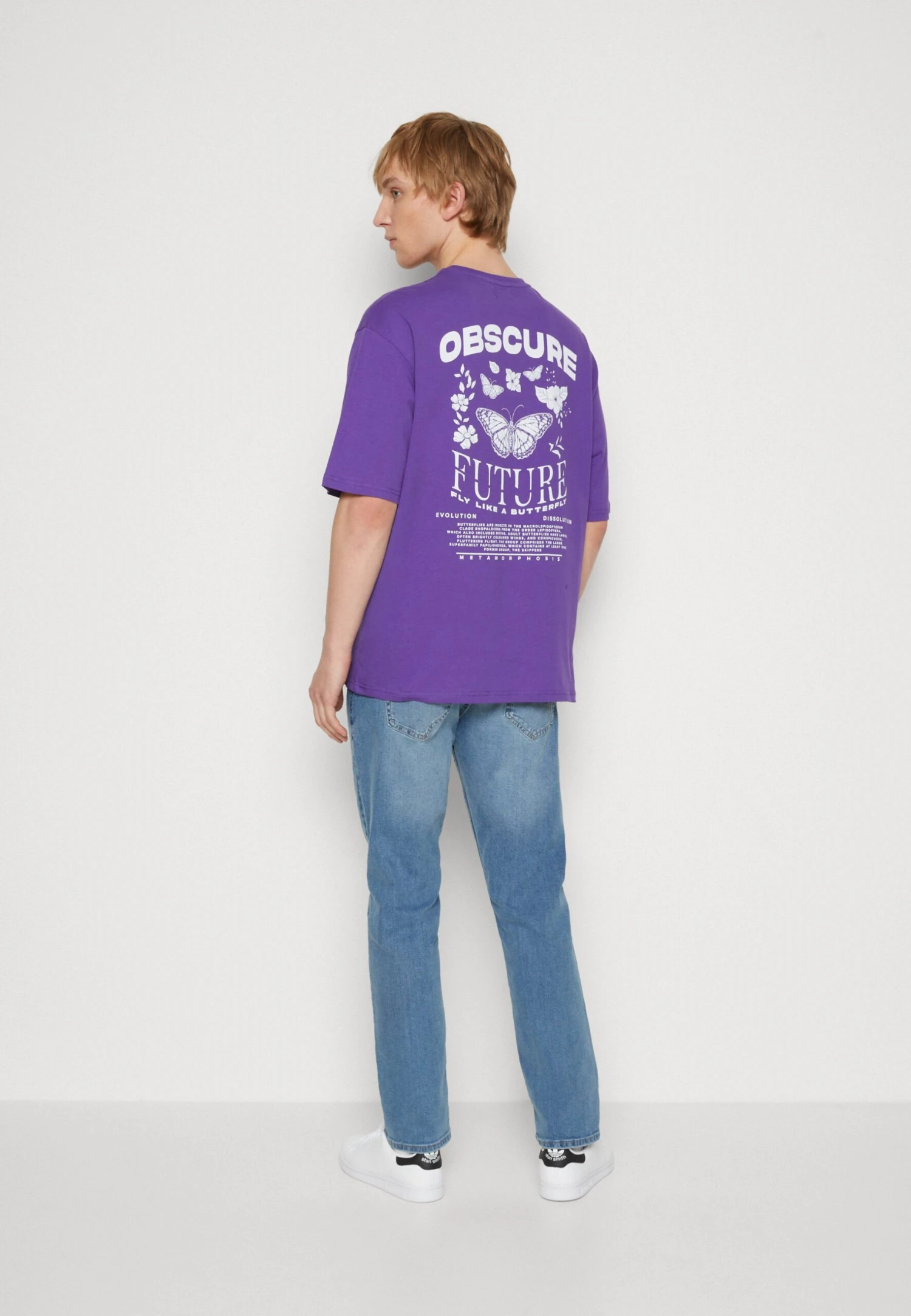 YOURTURN Nostalgia Future Tee Unisex - Print T-Shirt - Purple 5 YOURTURN Nostalgia Future Tee Unisex - Print T-Shirt - Purple - Image 3