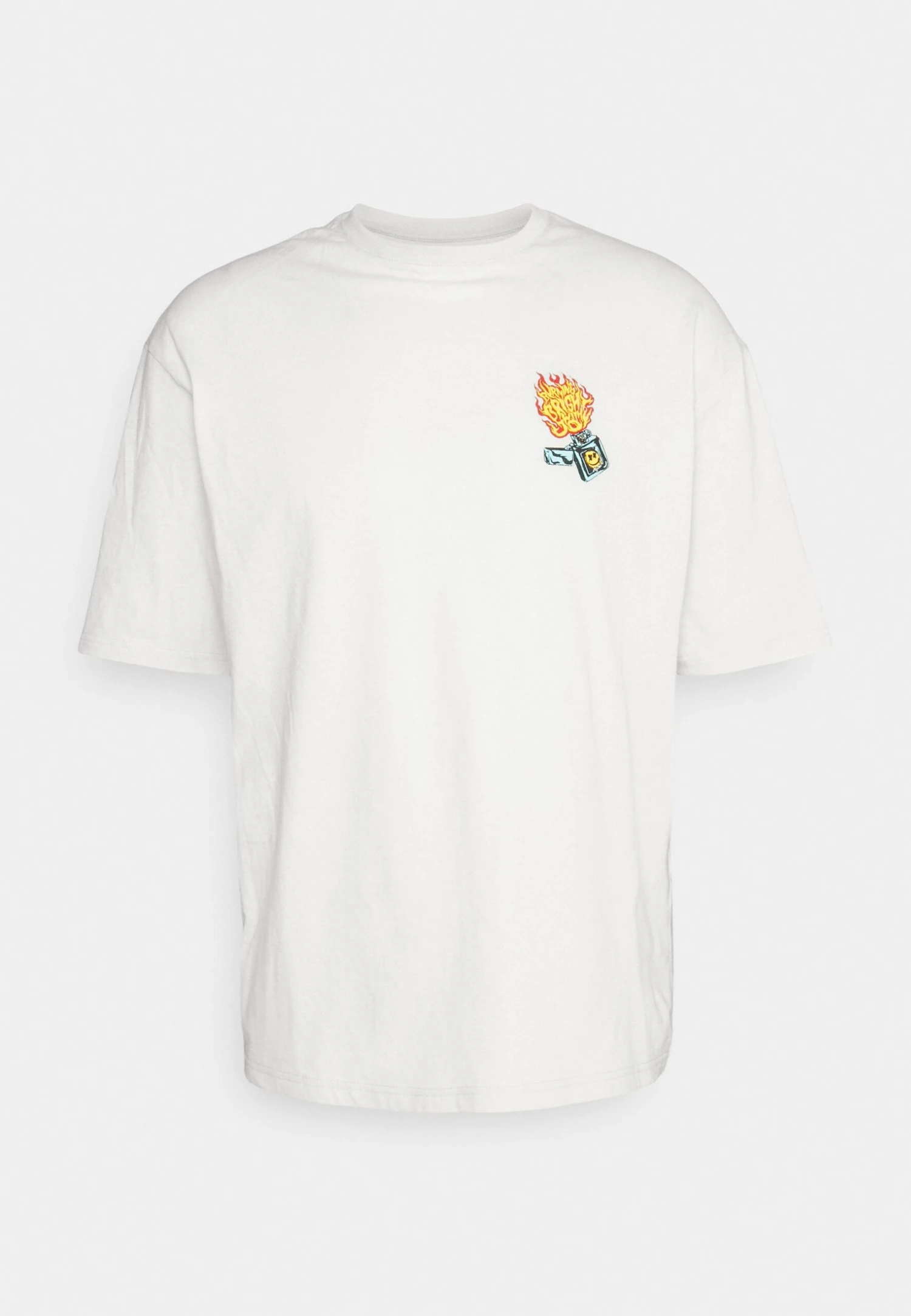 YOURTURN Unisex - Print T-Shirt - Grey 7 YOURTURN Unisex - Print T-Shirt - Grey - Image 5