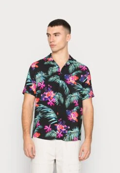 YOURTURN Unisex - Button-Down Blouse - Black