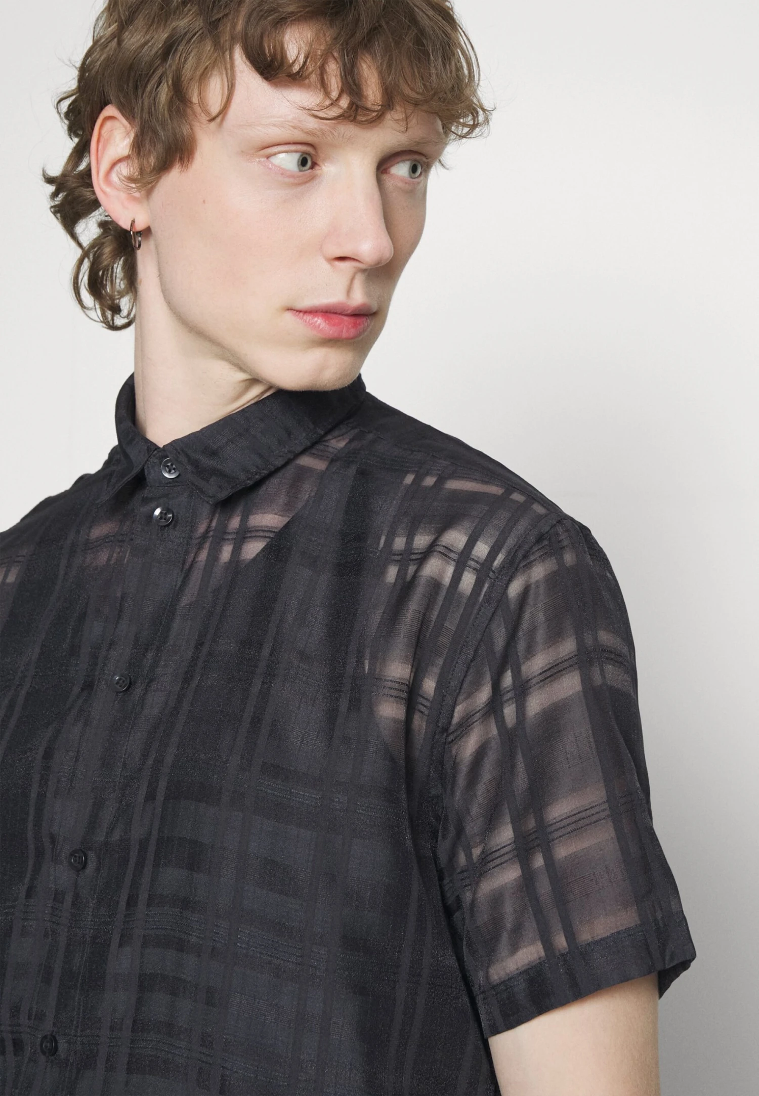 YOURTURN Mesh Shirt - Shirt - Black 6 YOURTURN Mesh Shirt - Shirt - Black - Image 4