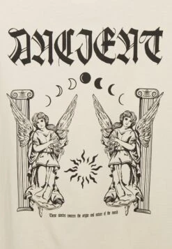 YOURTURN Unisex - Print T-Shirt - Off White -Yourturn 45ca3c419b2a4844846c4a549ae6fd4b