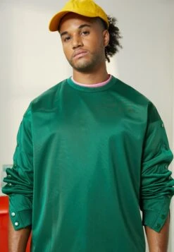 YOURTURN Unisex - Long Sleeved Top - Dark Green