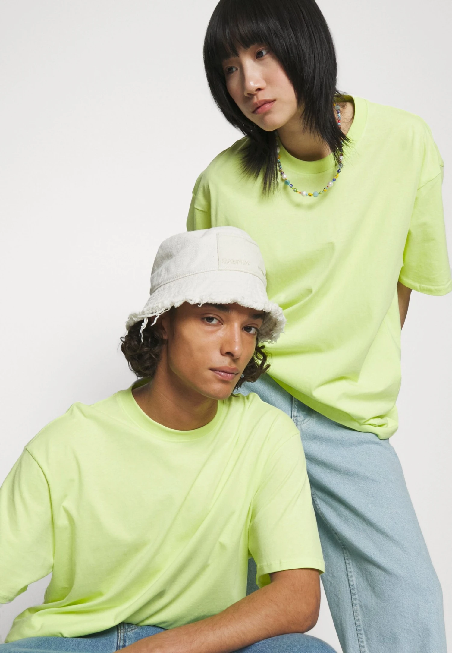 YOURTURN Unisex - Print T-Shirt - Light Yellow 6 YOURTURN Unisex - Print T-Shirt - Light Yellow - Image 4