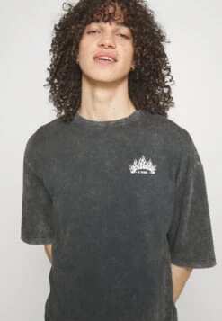 YOURTURN Skull Graphic Tee Unisex - Print T-Shirt - Mottled Black 11 YOURTURN Skull Graphic Tee Unisex - Print T-Shirt - Mottled Black -Yourturn 5af2e41f27104c59808e8bcc301bfbf3