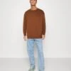 YOURTURN Unisex 2 Pack - Sweatshirt - Dark Brown/Off-White -Yourturn 64064b9d2d30406d8fe827afa750b10f