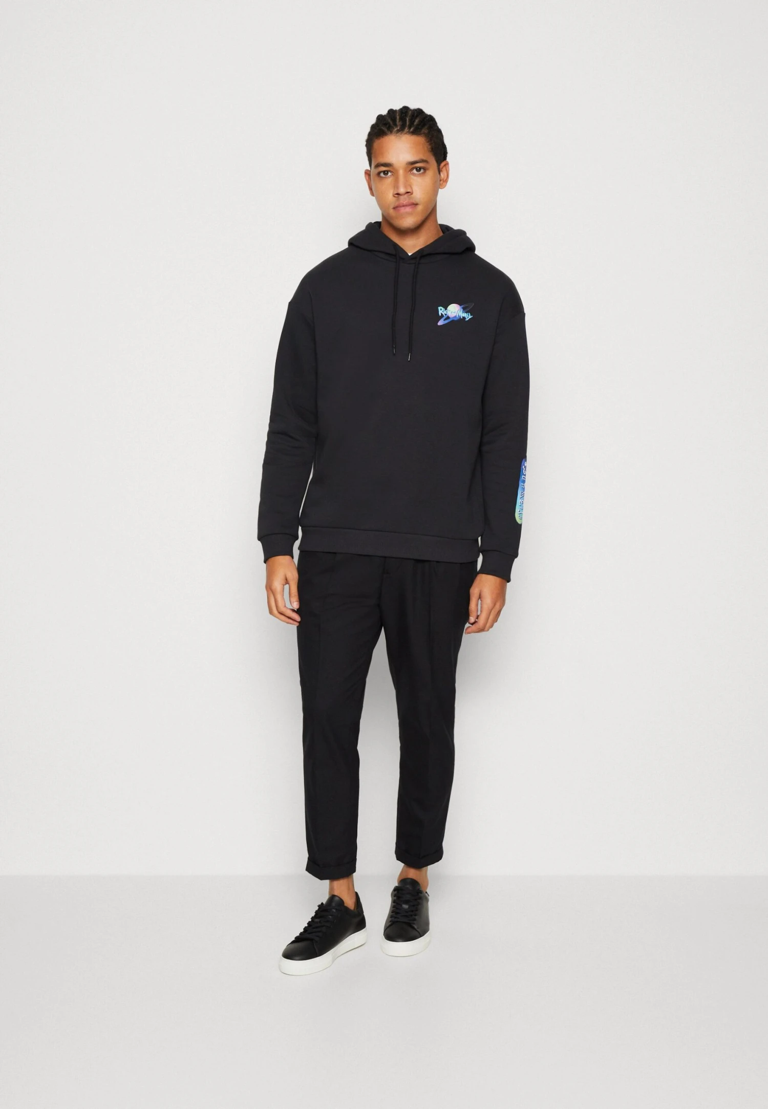 YOURTURN Rick And Morty Unisex - Hoodie - Black 4 YOURTURN Rick And Morty Unisex - Hoodie - Black - Image 2