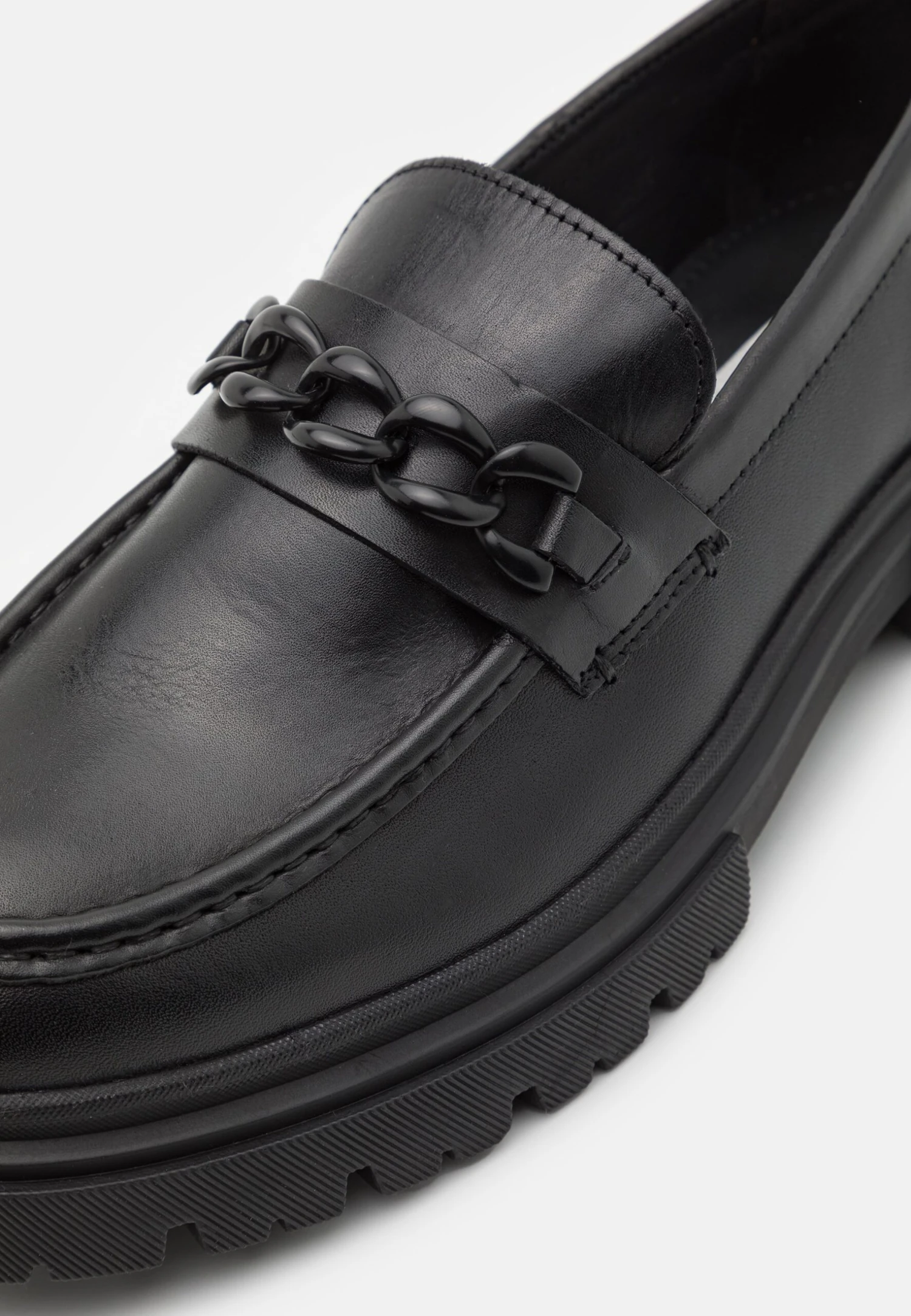 YOURTURN Leather Unisex - Slip-Ons - Black 8 YOURTURN Leather Unisex - Slip-Ons - Black - Image 6