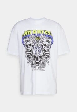 YOURTURN Rule Skull Graphic Tee Unisex - Print T-Shirt - White 10 YOURTURN Rule Skull Graphic Tee Unisex - Print T-Shirt - White -Yourturn 68ce6e2ef5464ff5af39c9b482f98a1a