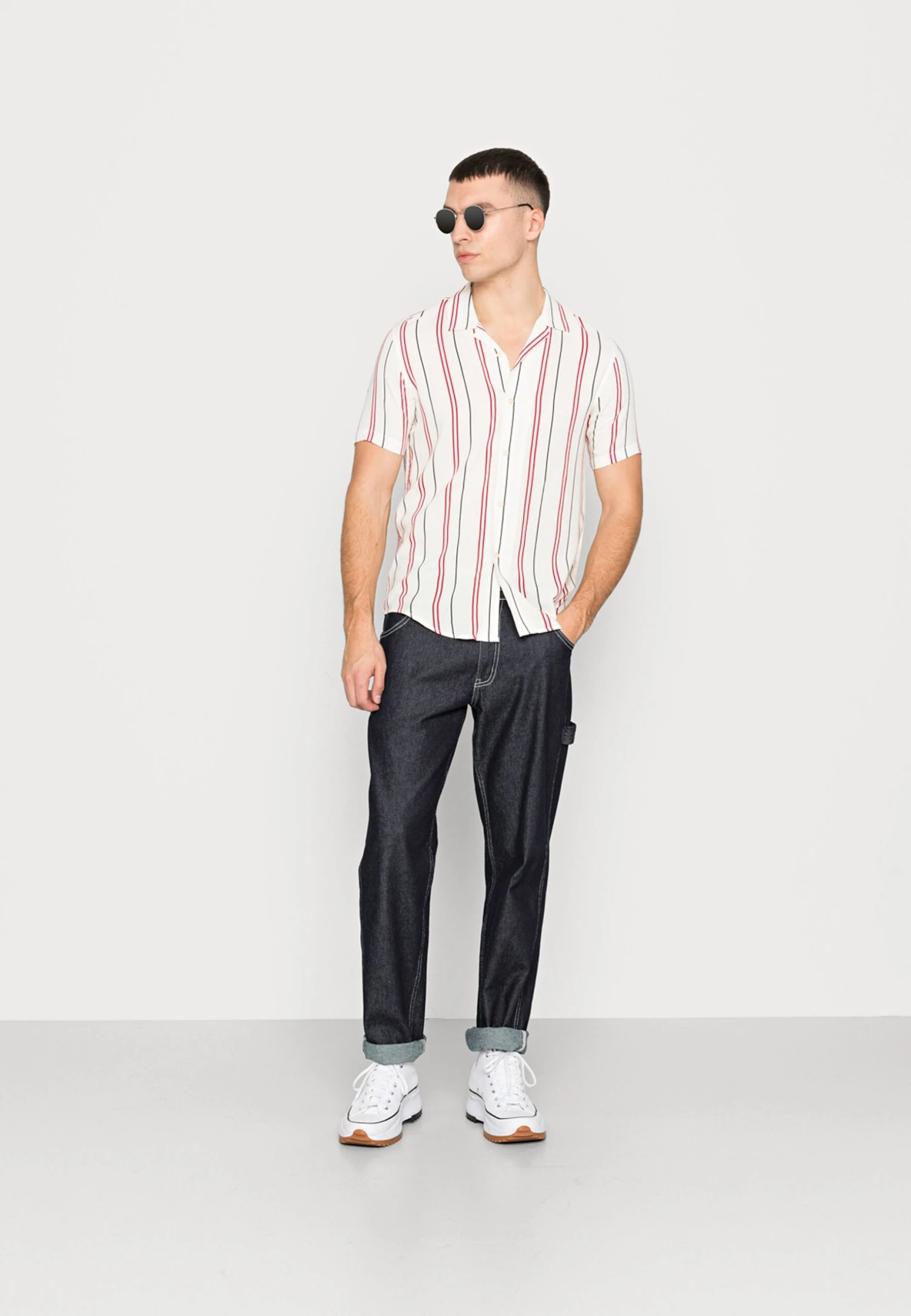 YOURTURN Unisex - Button-Down Blouse - Pink 4 YOURTURN Unisex - Button-Down Blouse - Pink - Image 2