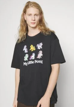 YOURTURN My Little Pony Unisex - Print T-Shirt - Black -Yourturn 698d2187f643445984bbc0dd61406d64