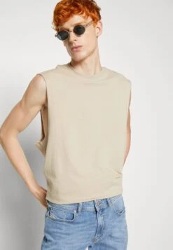 YOURTURN Unisex 2 Pack - Top - Beige/Dark Blue -Yourturn 77d67afd4289486d9416957cbdbe4950