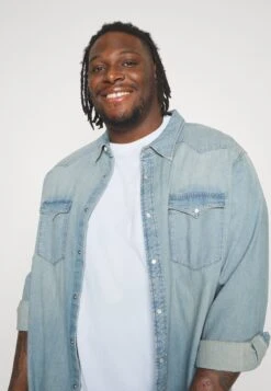 YOURTURN Unisex 2 Pack- Basic T-Shirt - Light Blue/Dark Blue -Yourturn 803aae824a8d47309f17c30e8575b487