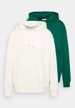 YOURTURN 2 Pack Unisex - Hoodie - Off-White/Green
