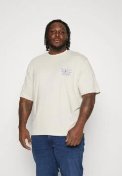 YOURTURN Print T-Shirt - Beige