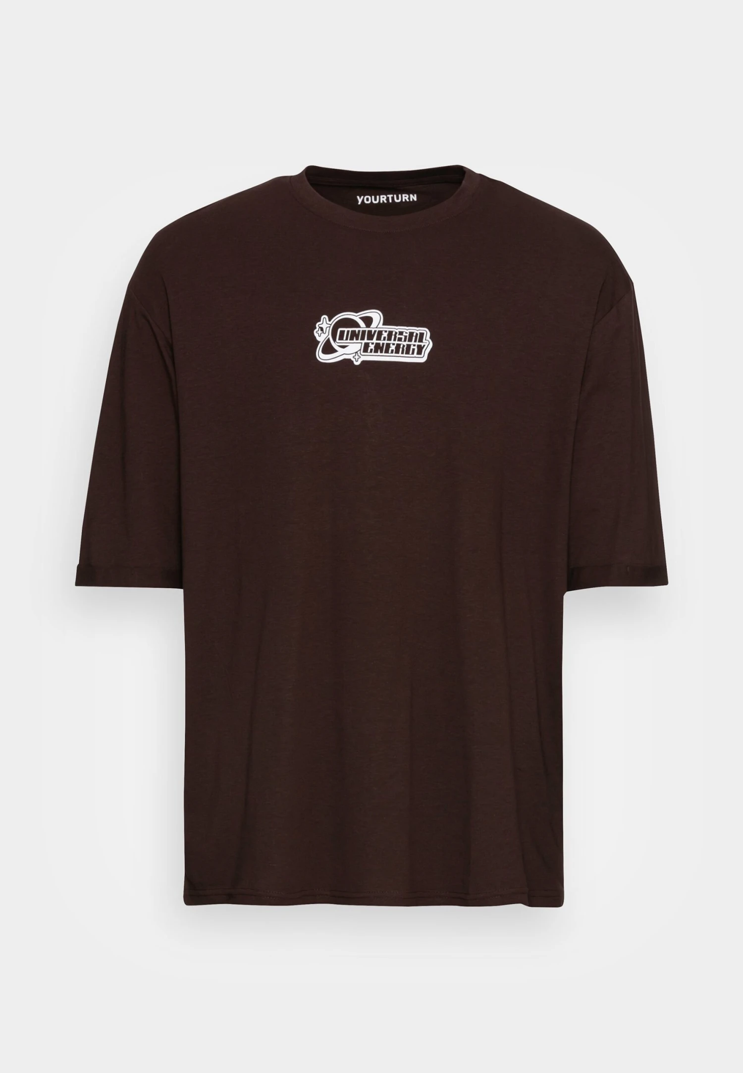 YOURTURN Print T-Shirt - Light Brown 3 YOURTURN Print T-Shirt - Light Brown