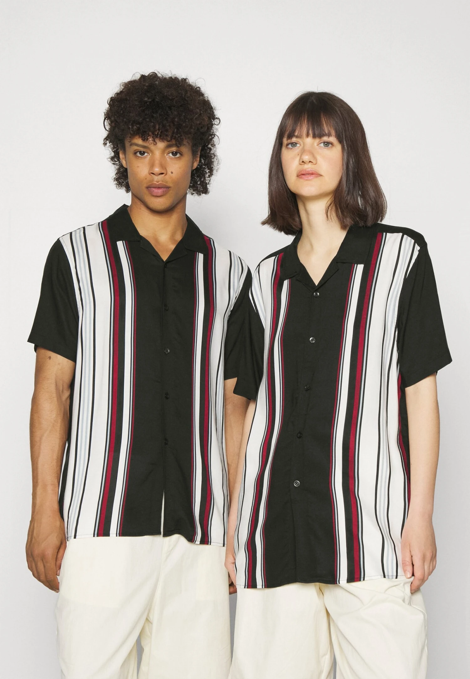 YOURTURN Bowling Unisex - Button-Down Blouse 3 YOURTURN Bowling Unisex - Button-Down Blouse