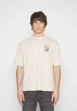 YOURTURN Crocodile Florida Graphic Tee Unisex- Print T-Shirt - Beige -Yourturn 9ec5e68fe32d49e684b20f4423bf8c94