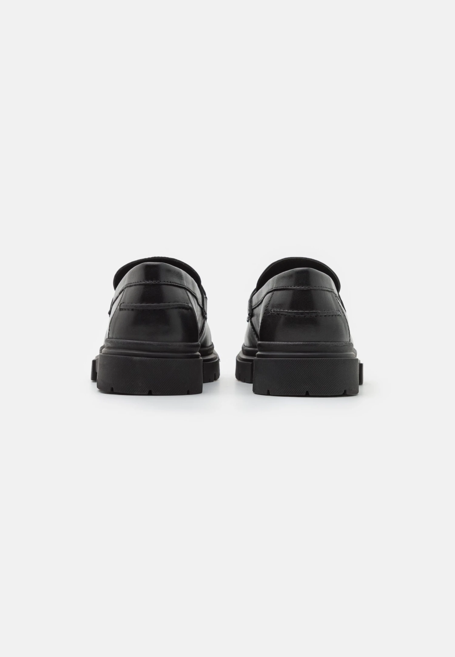 YOURTURN Leather Unisex - Slip-Ons - Black 5 YOURTURN Leather Unisex - Slip-Ons - Black - Image 3