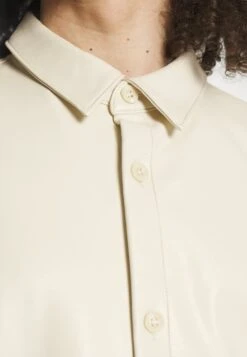 YOURTURN Unisex - Faux Leather Jacket - Beige -Yourturn a32ba3b97fb84e7fae95b9c061124838