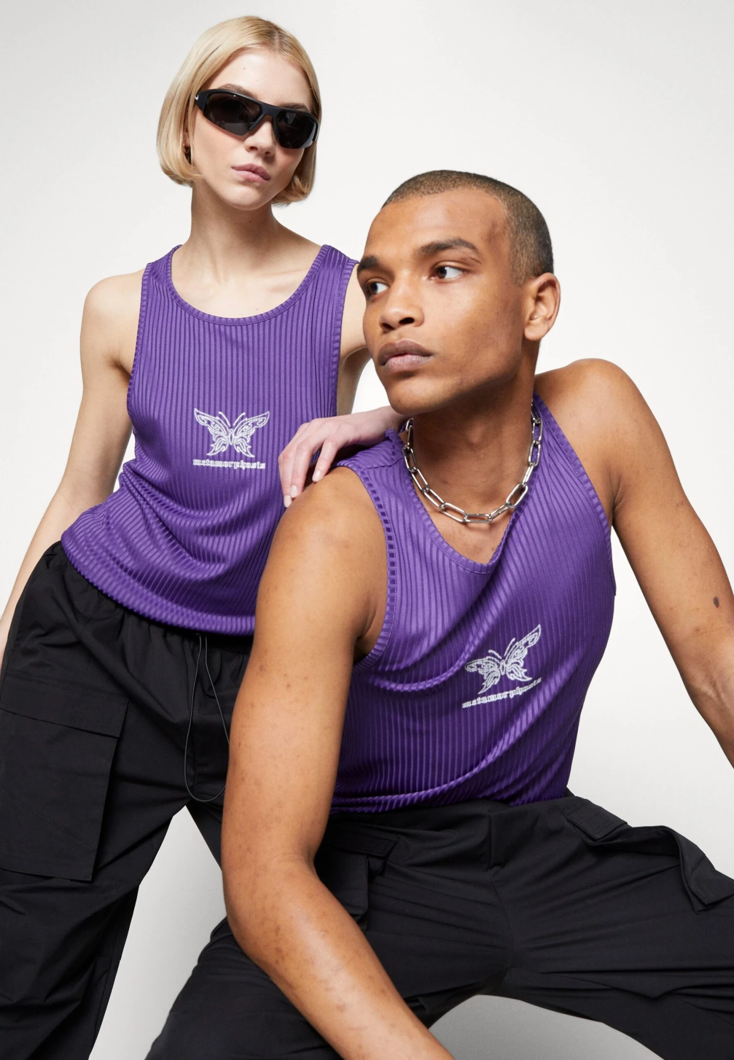 YOURTURN Unisex - Top - Purple 6 YOURTURN Unisex - Top - Purple - Image 4