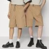 YOURTURN Genderless Parachute - Shorts - Brown -Yourturn a530b67131494ecf939c87315ba28f4f