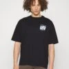 YOURTURN Print T-Shirt - Black