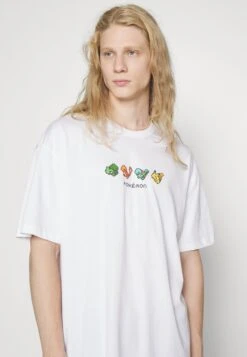 YOURTURN Pokemon Pikachu Unisex - Print T-Shirt - White -Yourturn ab2929ad05b04b95995c6f3e148d443d