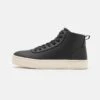 YOURTURN Unisex - High-Top Trainers - Black 2 YOURTURN Unisex - High-Top Trainers - Black -Yourturn ab5d44338e164707855d3d4587825b58