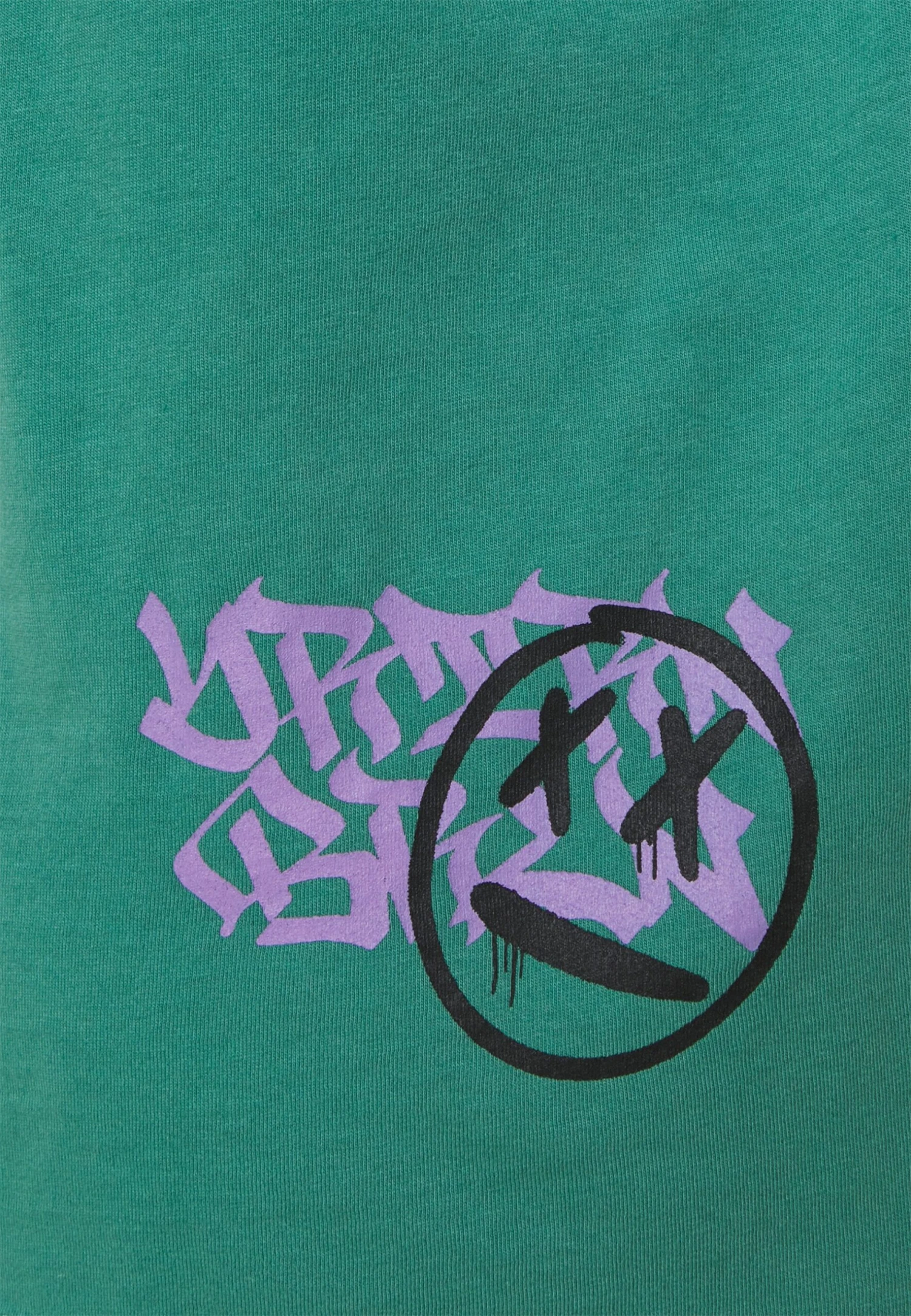 YOURTURN Print Wash Unisex - Print T-Shirt - Green 5 YOURTURN Print Wash Unisex - Print T-Shirt - Green - Image 3