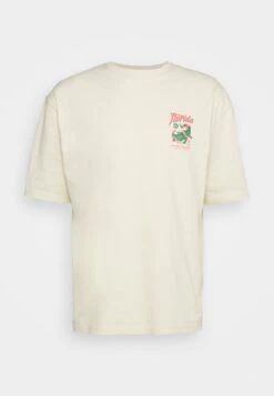 YOURTURN Crocodile Florida Graphic Tee Unisex- Print T-Shirt - Beige -Yourturn b198d671e565489ea5d4e3807bddb05c