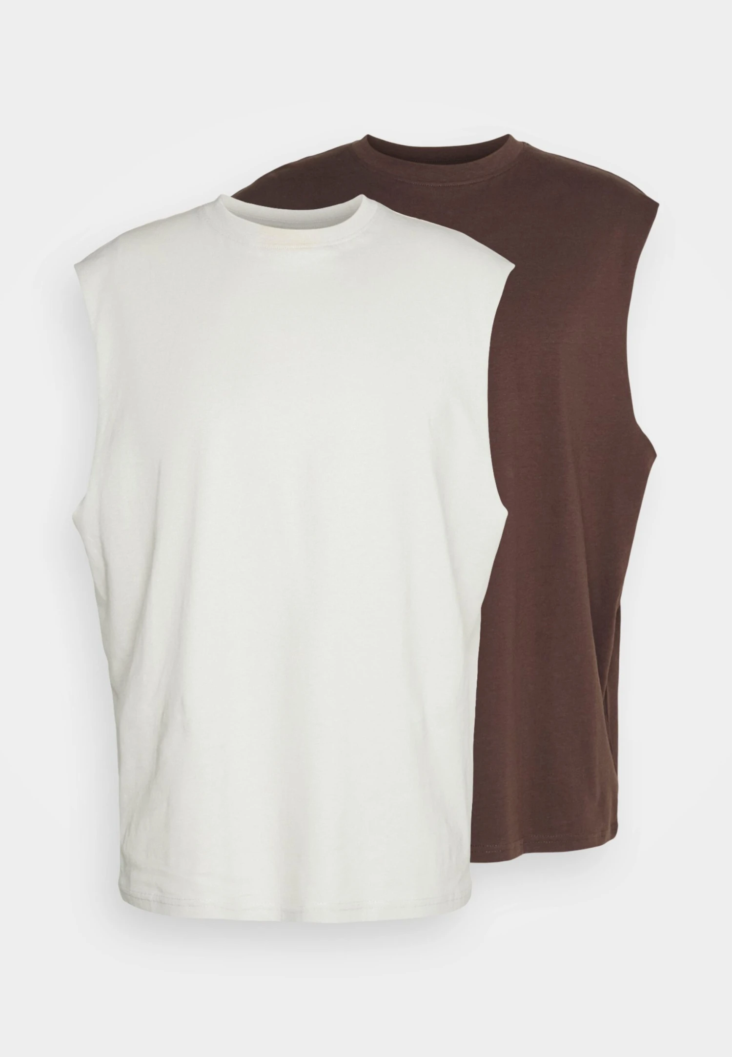 YOURTURN Unisex 2 Pack - Top - Light Grey/Brown 7 YOURTURN Unisex 2 Pack - Top - Light Grey/Brown - Image 5