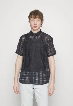 YOURTURN Mesh Shirt - Shirt - Black