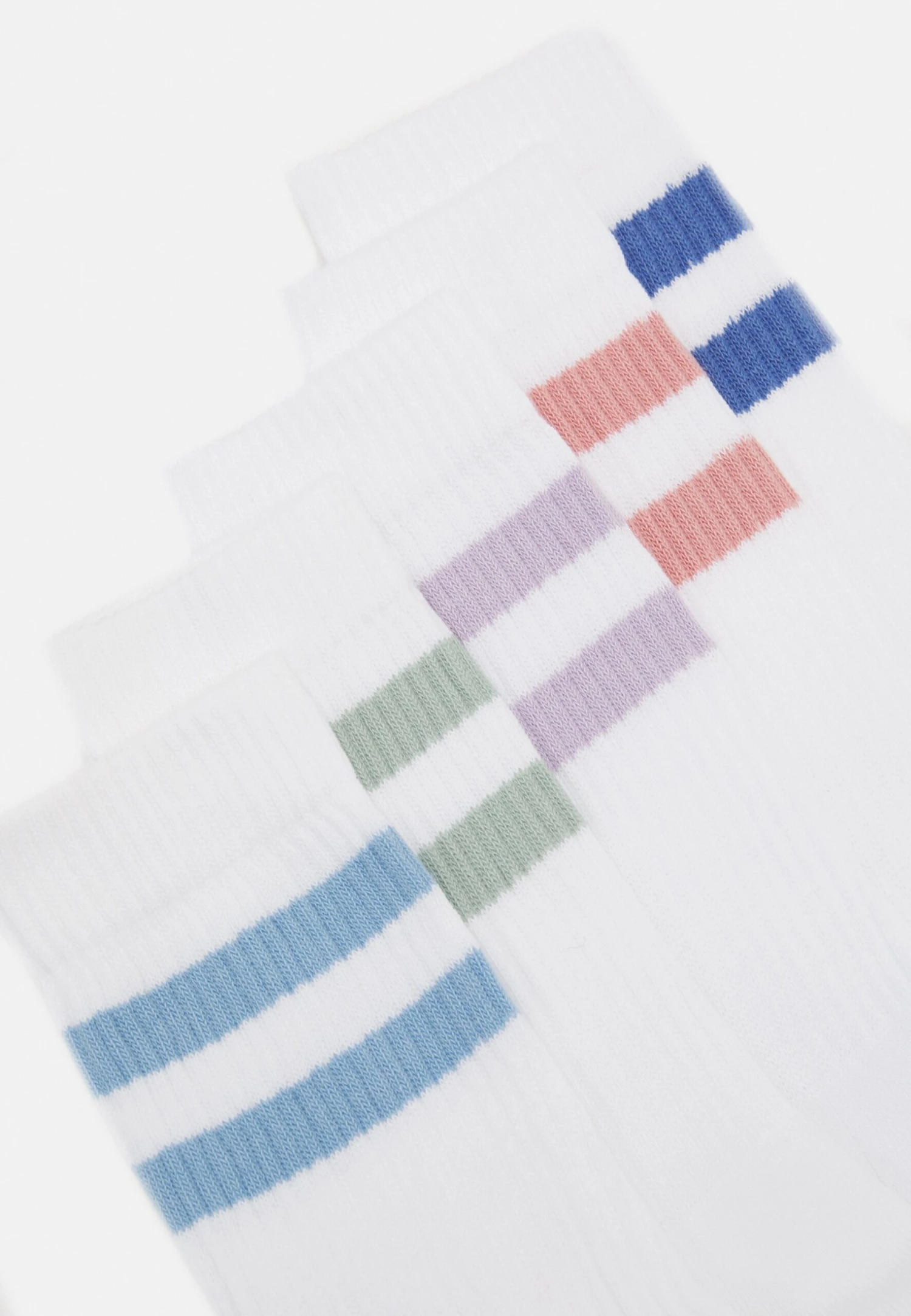 YOURTURN Socks - White/Multicoloured 4 YOURTURN Socks - White/Multicoloured - Image 2