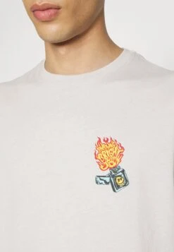 YOURTURN Unisex - Print T-Shirt - Grey 13 YOURTURN Unisex - Print T-Shirt - Grey -Yourturn c2858e9efb184eb7b739799a0b4c256f