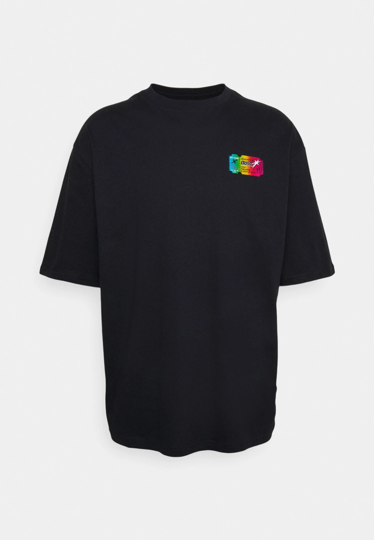 YOURTURN Graphic Tee With Foil Ticket Unisex - Print T-Shirt - Black 3 YOURTURN Graphic Tee With Foil Ticket Unisex - Print T-Shirt - Black