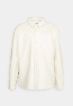 YOURTURN Unisex - Faux Leather Jacket - Beige -Yourturn c6cb063c676b4fd68f707b4c1cfdb5d9