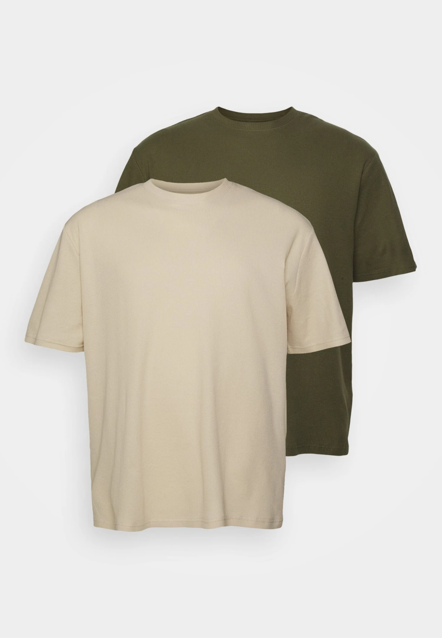 YOURTURN Unisex - Basic T-Shirt -Light Green/ Off-White 8 YOURTURN Unisex - Basic T-Shirt -Light Green/ Off-White - Image 6