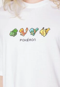 YOURTURN Pokemon Pikachu Unisex - Print T-Shirt - White -Yourturn c859d63ec031460dbb44de3f194a0384