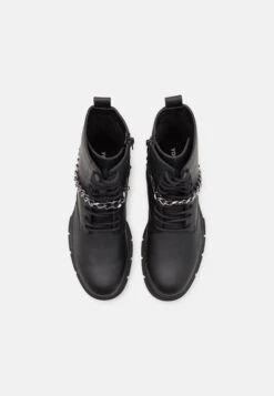YOURTURN Unisex - Lace-Up Ankle Boots - Black 11 YOURTURN Unisex - Lace-Up Ankle Boots - Black -Yourturn cf8f3fe121e44dfaab22a48d35adaafe