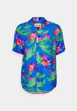 YOURTURN Unisex - Button-Down Blouse - Blue -Yourturn d294bce106324e54ae5e6c77797edd39