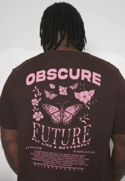 YOURTURN Print T-Shirt - Dark Brown 11 YOURTURN Print T-Shirt - Dark Brown -Yourturn d8f393defc3d420bad3f6109b2939097